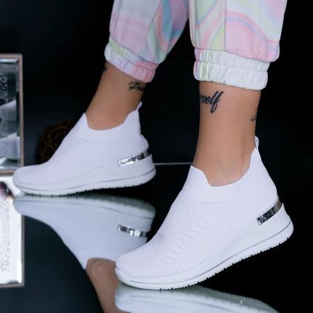 Pantofi Sport Dama YKQ259 Alb Mei