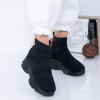 Pantofi Sport Dama cu Platforma WL131A Negru Mei