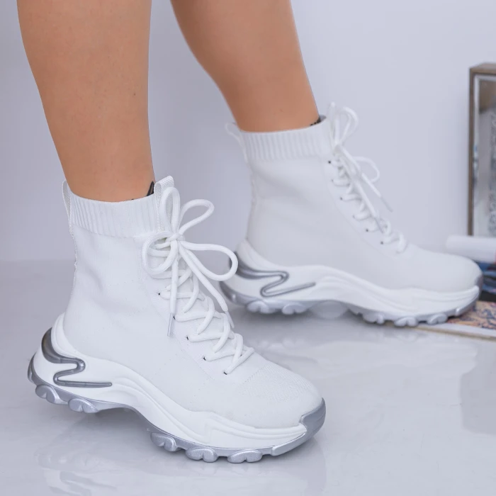 Pantofi Sport Dama WL177 Alb Mei