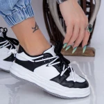 Pantofi Sport Dama XJ16 Negru-Alb Mei