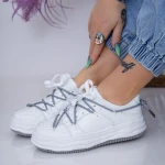 Pantofi Sport Dama XJ16 Alb Mei