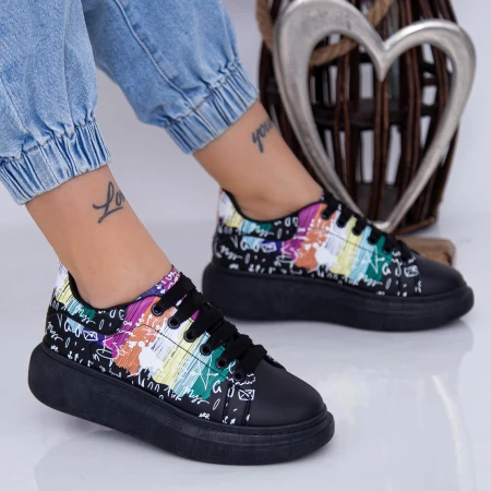 Pantofi Sport Dama 20C19 Negru » MeiMei.Ro