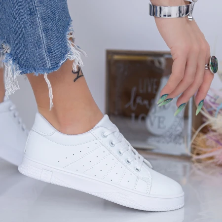 Pantofi Sport Dama 913 Alb Fashion