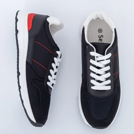 Pantofi Sport Barbati D861 Negru Se7en