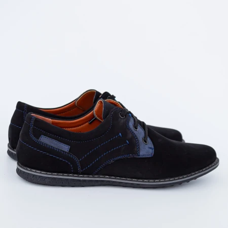 Pantofi Barbati D23-1A Negru Fashion