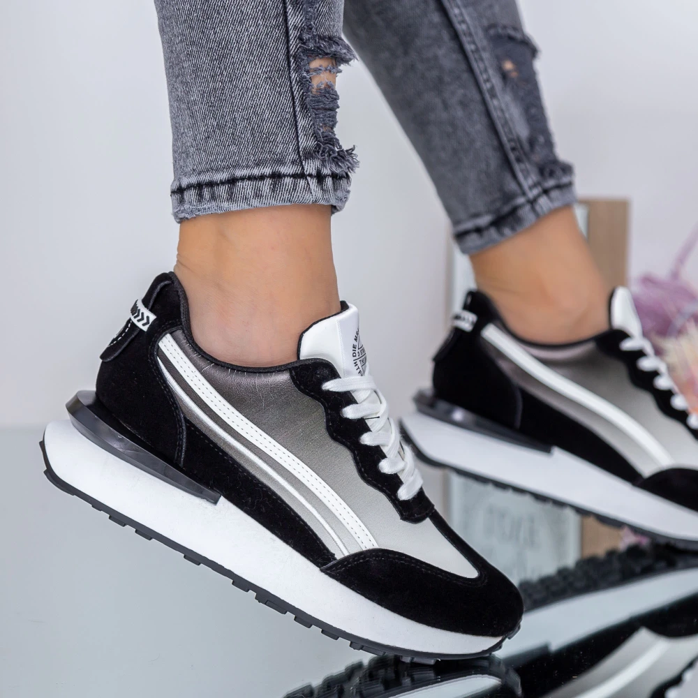 Pantofi Sport Dama B1 Negru | Mei