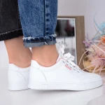 Pantofi Sport Dama 926 Alb-Roz Fashion