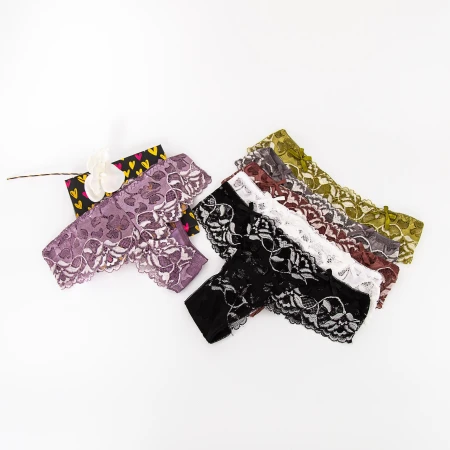 Chilot tanga dama cu dantela 49151 Abang