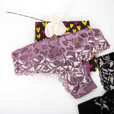 Chilot tanga dama cu dantela 49151 Abang