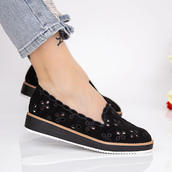 Pantofi Casual Dama L57 Negru Mei