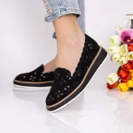 Pantofi Casual Dama L57 Negru Mei