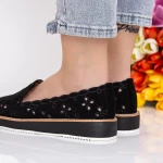 Pantofi Casual Dama L57 Negru Mei