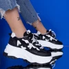 Pantofi Sport Dama cu Platforma WL239 Negru Mei