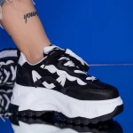 Pantofi Sport Dama cu Platforma WL239 Negru Mei
