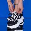 Pantofi Sport Dama cu Platforma WL239 Negru Mei