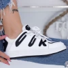 Pantofi Sport Dama WL262 Alb-Negru Mei